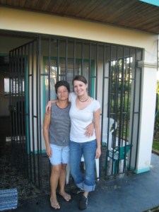 Host mother and daughter