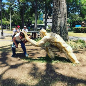 weird park sculpture