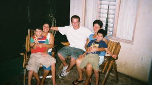 volunteer with family